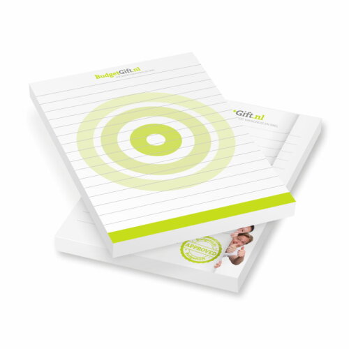 A5 notitieblokje eco, 25 vel. Relatiegeschenken
