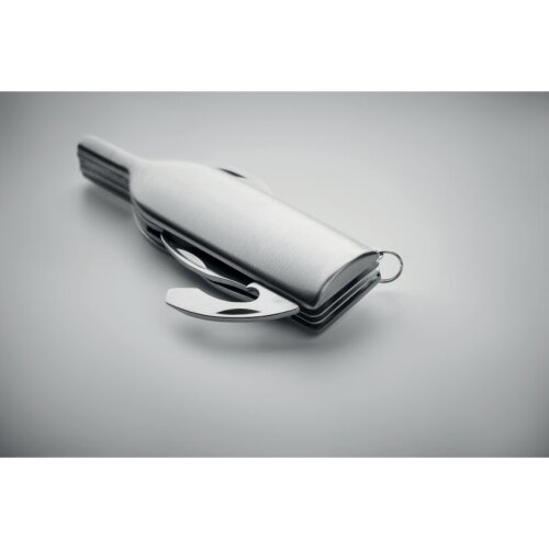 MULTIVINO Zakmes met multitool Mat Zilver
