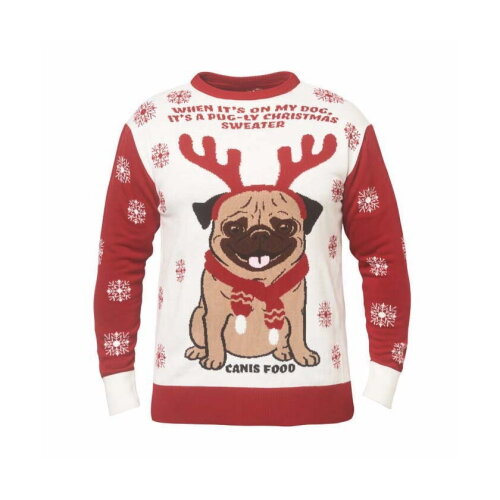 Gepersonaliseerde kersttrui van acryl XS