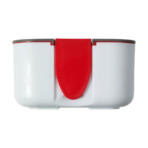 PP en siliconen lunchbox Veronica rood