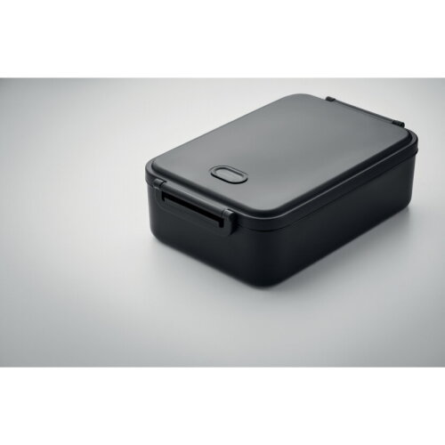 INDUSMAX Gerecyclede PP lunchbox 2200ml Zwart