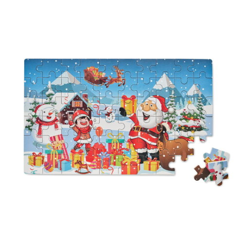 FAFIE Houten kerstpuzzel in blik assorti