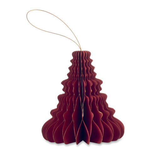 HARMOTREE Kerstboomhanger van papier Rood