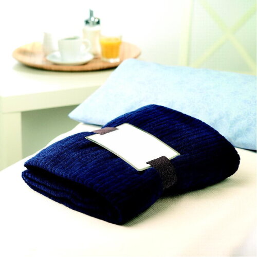 Fleece deken 240 gr/m2 blauw bedrukken