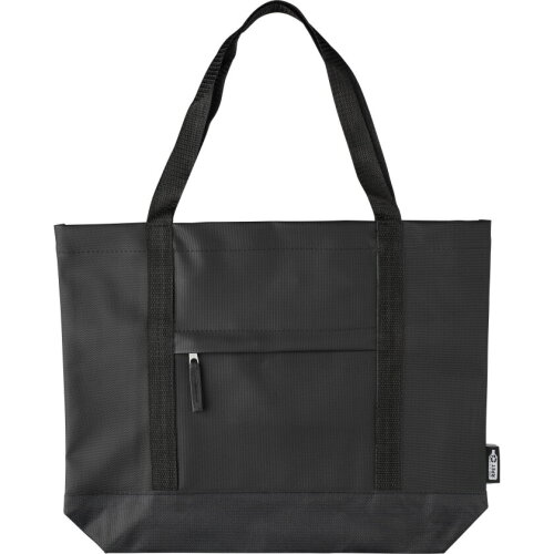 rPET polyester (600D) draagtas Lumi zwart