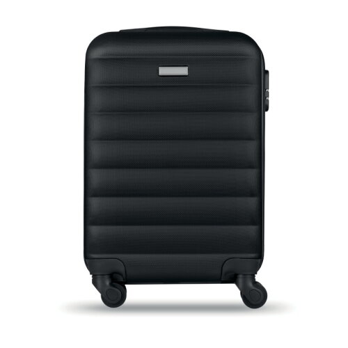 BUDAPEST ABS trolley, 20 inch zwart bedrukken