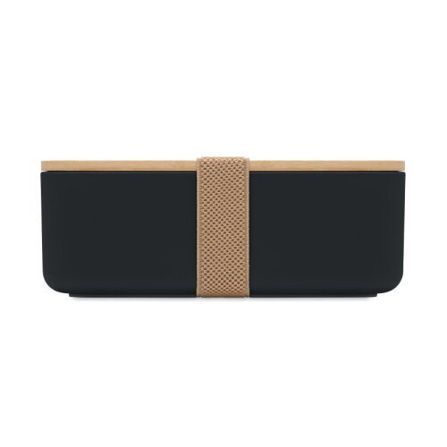 BEIBABOX PLA ma&iuml;s lunchdoos 1000ml Zwart