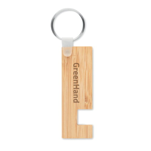 MABEL Bamboe houder en sleutelhanger hout