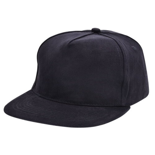 Brushed Honkbal Cap Zwart acc. Zwart relatiegeschenken