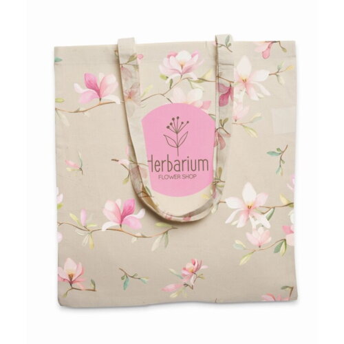 Katoenen draagtas met lange hengsels (38x42cm)