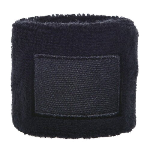 Polsband 6cm Met Label Zwart acc. Zwart bedrukken bedrukken