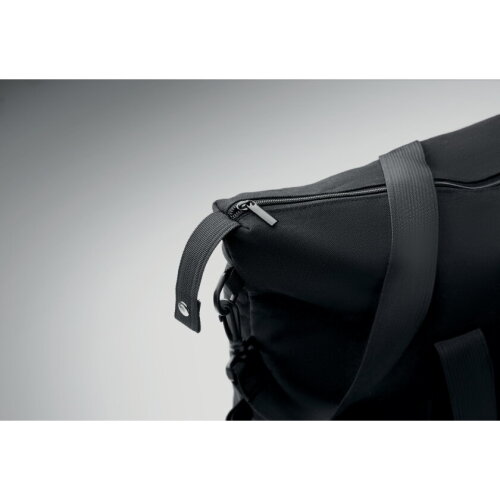 KOPER TOTE Reistas gerecycled materiaal Zwart