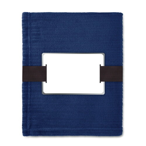 Fleece deken 240 gr/m2 blauw bedrukken