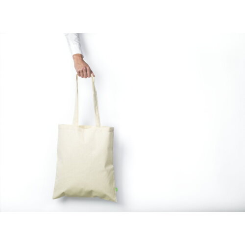 Ecru Organic Katoenen Shopper tas bedrukken