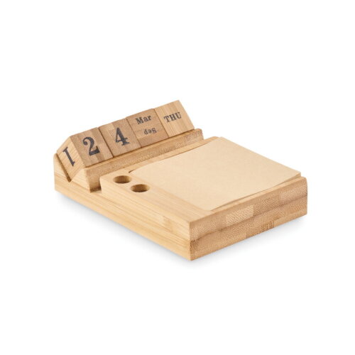 BOOTOP Bamboe bureaukalender Hout