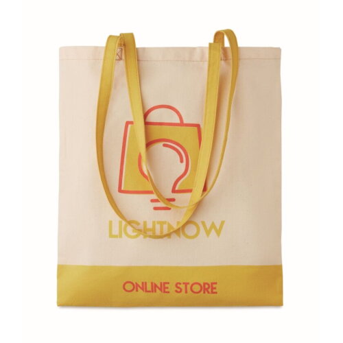 Katoenen draagtas met lange hengsels (38x42cm)