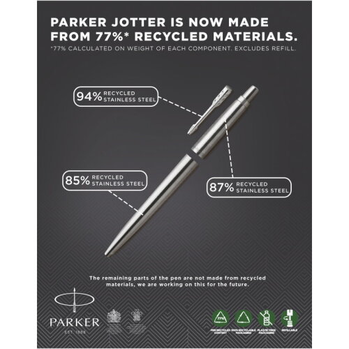 Parker Jotter balpen staal bedrukken