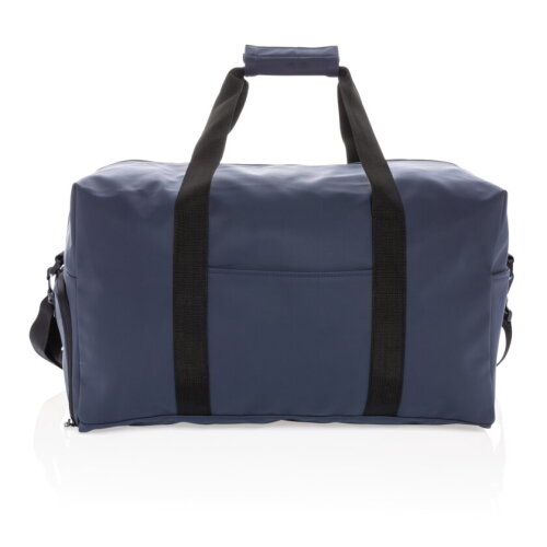 Smooth PU weekendtas PVC-vrij, donkerblauw