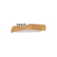 FSC® houten mes met flesopener bruin