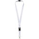 Balta gerecyclede PET lanyard met veiligheidsgesp