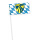 Papieren vlaggetje 11,5 x 24 cm, 150 g/m&sup2;
