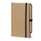 Kartonnen notitieboek A6 + pen bedrukken