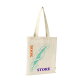 Ecru Organic Katoenen Shopper tas bedrukken