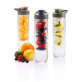 Waterfles met infuser 80cl, blauw bedrukken