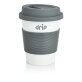 PLA Coffee cup, wit/grijs bedrukken