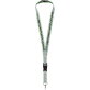Balta gerecyclede PET lanyard met veiligheidsgesp