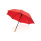 Impact AWARE™ RPET 190T auto open bamboe paraplu ø 103 cm, rood