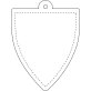 RFX&trade; reflecterende pvc hanger met badge