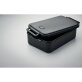 INDUSMAX Gerecyclede PP lunchbox 2200ml Zwart