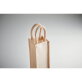 CAMPO Jute wijntas voor 1 fles beige