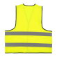Veiligheidsvest Polyester XL Geel Bulk Verpakt bedrukken