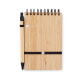 SONIDO A6 bamboe notitieblok set zwart