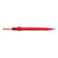 Impact AWARE™ RPET 190T auto open bamboe paraplu ø 103 cm, rood