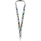 Addie gerecyclede PET lanyard - enkelzijdige sublimatie