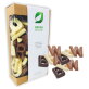 Kraft geschenkdoosje met chocoladelettertjes 375 gram
