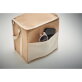 LONA Jute en canvas koeltas 3L Beige