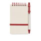 MITTO SET A6 Gerecycled karton notebook rood