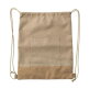 rPET polyester (600D) trekkoord rugzak Ansel khaki (&eacute;cru)